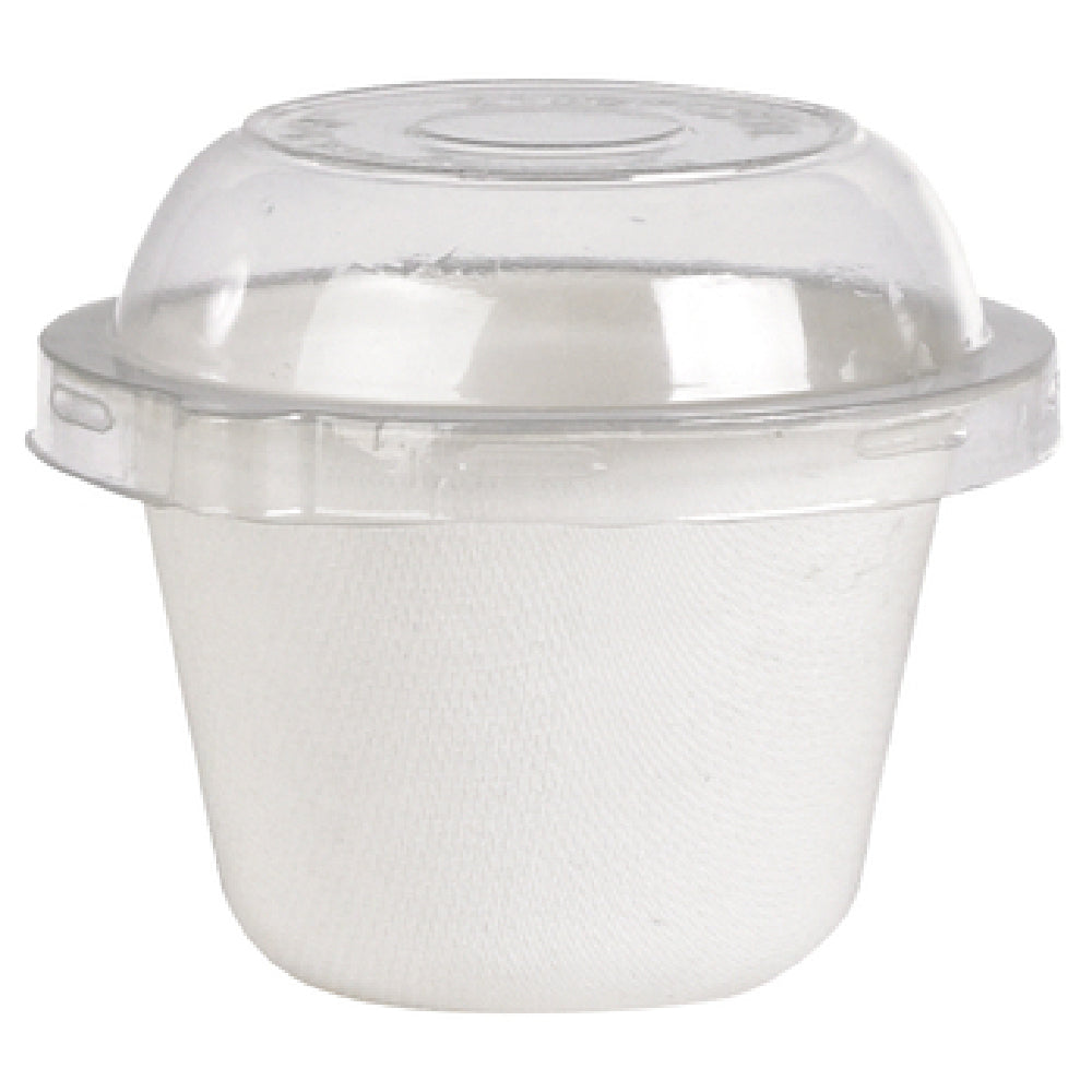 PacknWood 210GPU351L - Soup/ Ice Cream Bowl Lid, Round, For 210GPU500 & 210GPU350