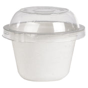 PacknWood 210GPU351L - Soup/ Ice Cream Bowl Lid, Round, For 210GPU500 & 210GPU350