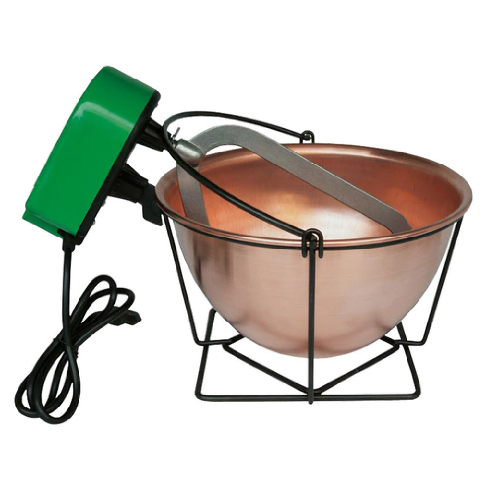 Omcan 47318 (MX-IT-0003) Hand Mixer 3 L Capacity Includes Copper Pot & Painted Steel Wire Support