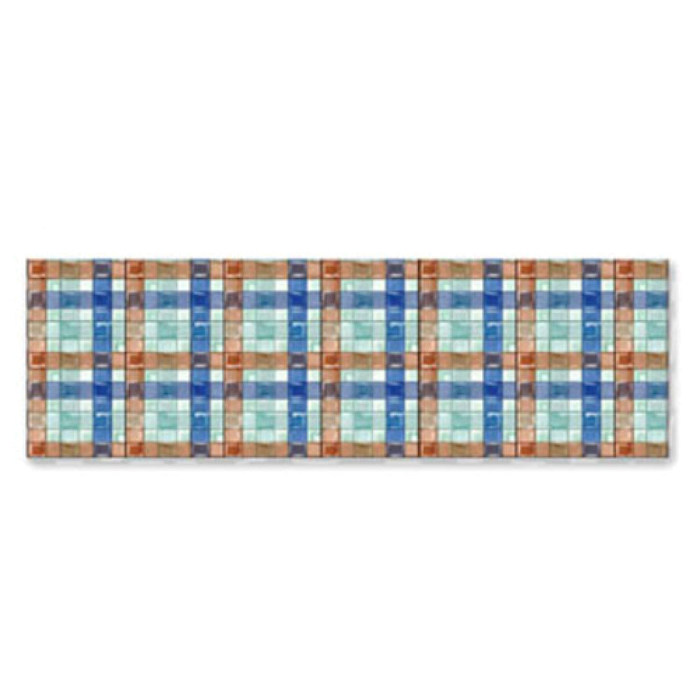 Bon Chef 100201 Basketweave Collection Tray Rectangle 24" X 8"