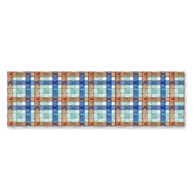 Bon Chef 100201 Basketweave Collection Tray Rectangle 24" X 8"