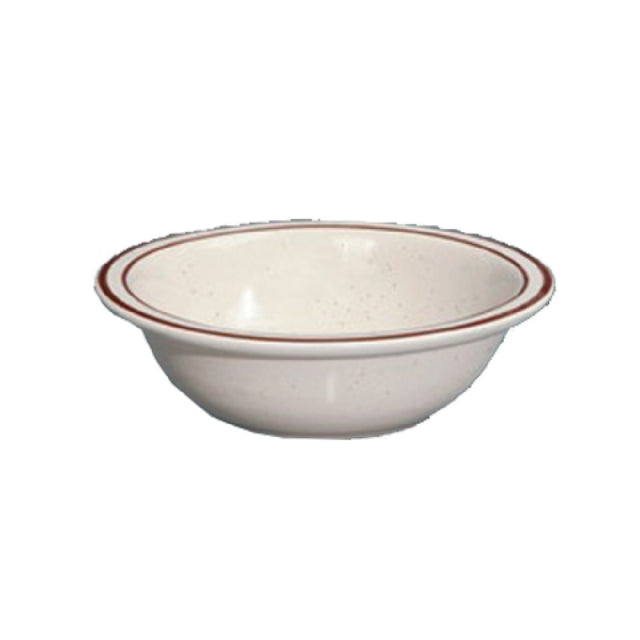 Yanco BR-10 Brown Speckled Grapefruit Bowl 13 Oz. 6-3/8" Dia.