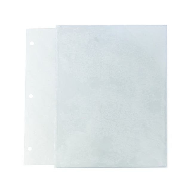 Risch PAGEPRO-CMBFFWD 8.5X11 Vinyl 3-Hole Punched Page Protector For CMBFF-WOOD