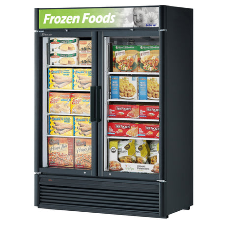 Turbo Air TGF-47SD-N_BL Super Deluxe Glass Merchandiser Freezer Two-section 39.0 Cu. Ft.