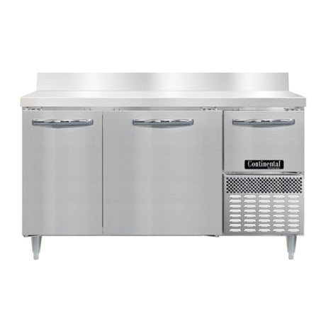 Continental Refrigerator DRA60NSSBS Designer Line Refrigerated Base Worktop Unit
