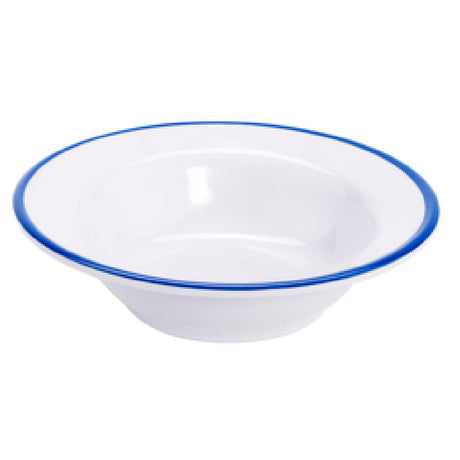 GET Enterprises B-50-W/CB Settlement Bistro™ Enamelware Side Dish Bowl 4-1/2 Oz. (5-1/2 Oz. Rim-full)