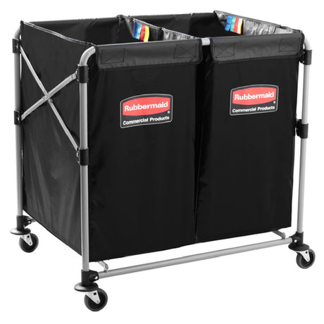 Rubbermaid 1881781 - Executive Collapsible Multistream X-Cart, (2) 4 Bushel Bags (up To 220 Lb. Capacity)