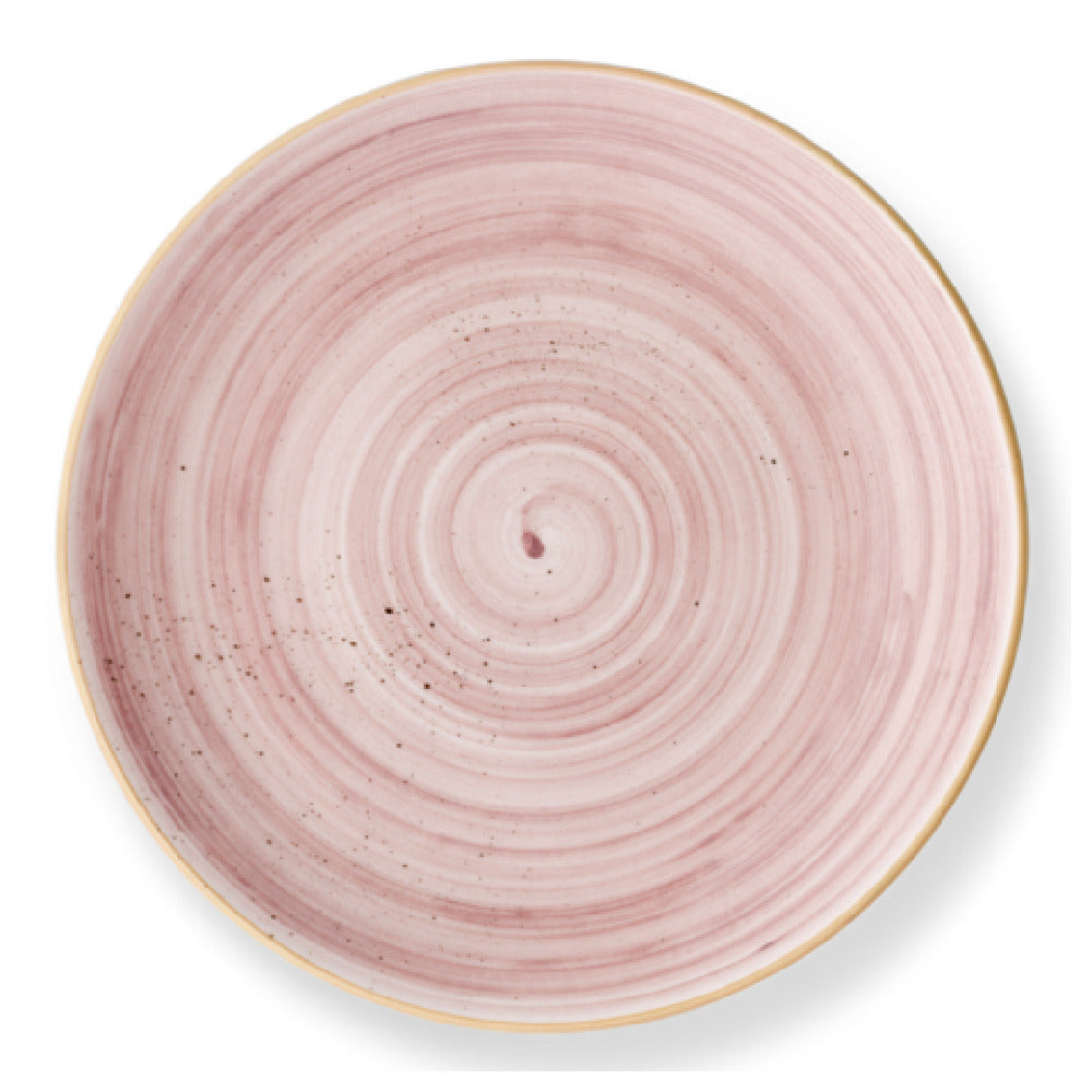 Bon Chef 2060023P-R Tavola Coupe Plate 9.25" Dia. X 1.125"H Alumina Vitrified