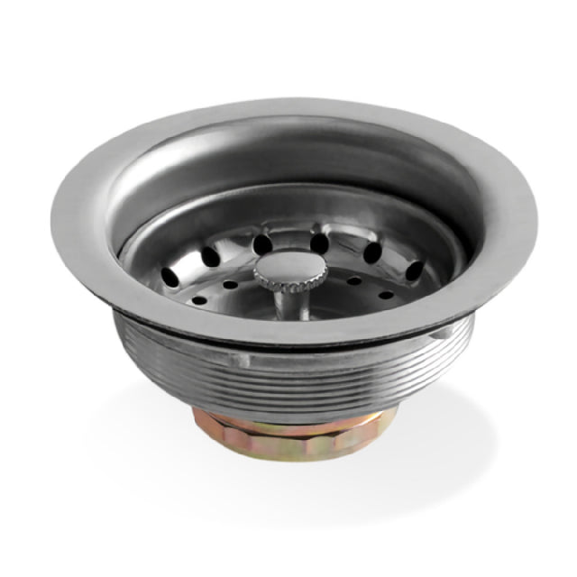 Steel Works Stainless SWDB-3.5 Drain Basket With Strainer 3.5" Stainless Steel