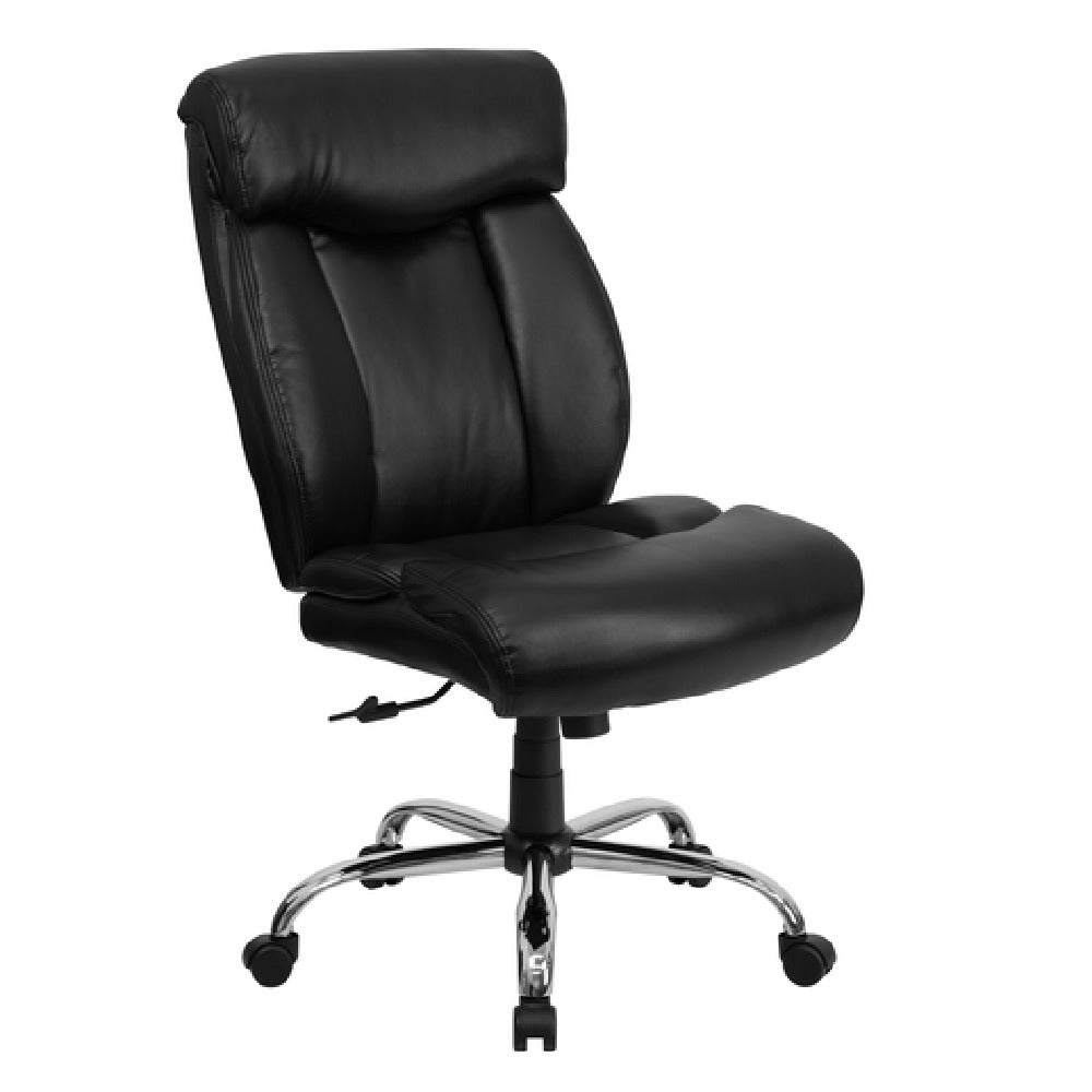 Flash Furniture GO-1235-BK-LEA-GG Hercules Series Big & Tall Executive Swivel Office Chair