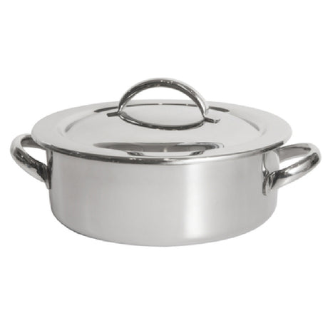 Steelite DW04CWG8SS Round Chafer 4.0 Qt 14.25"W X 12"D X 6.75"H