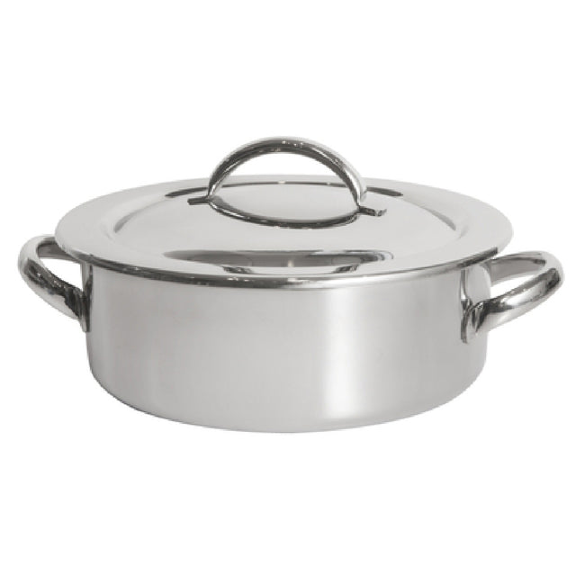 Steelite DW04CWG8SS Round Chafer 4.0 Qt 14.25"W X 12"D X 6.75"H