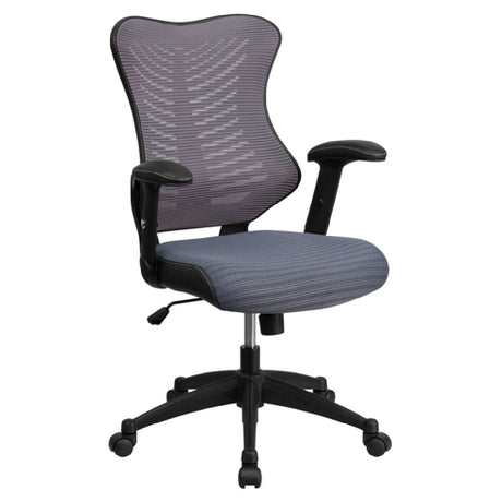 Flash Furniture BL-ZP-806-GY-GG Designer Executive Swivel Office Chair 39" To 42-3/4" Adjustable Height