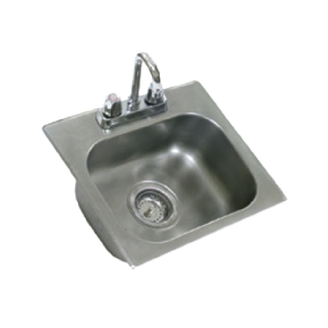 Eagle SR14-10-5-1 Self-Rimming Drop-In Sink One Compartment 14" Wide X 10" Front-to-back X 5" Deep Bowl