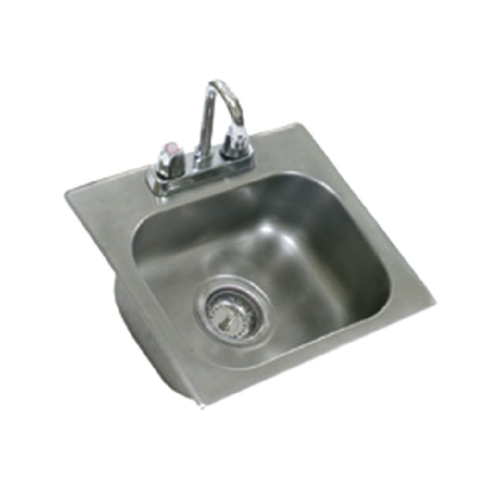 Eagle SR14-10-5-1-3VP Self-Rimming Drop-In Sink One Compartment 14" Wide X 10" Front-to-back X 5" Deep Bowl