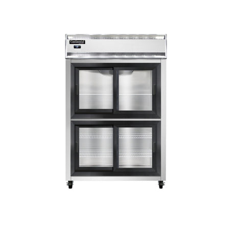 Continental Refrigerator 2RSNSASGDHD Refrigerator Reach-in Display Two-section