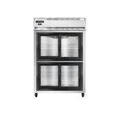 Continental Refrigerator 2RSNSSSGDHD Refrigerator Reach-in Display Two-section
