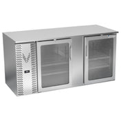 Victory VBB68HC-FG-S - Back Bar Refrigerator, Food Rated, Two-section