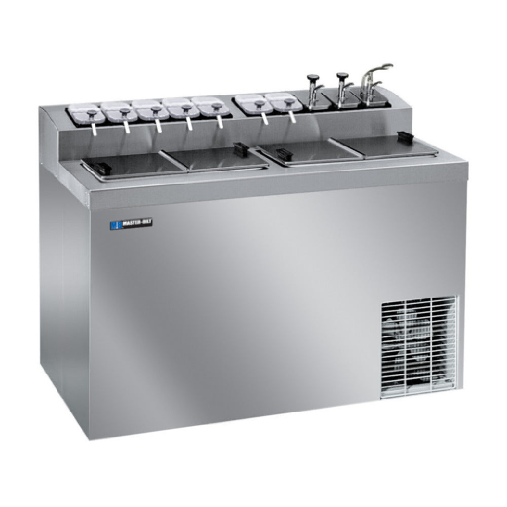 Master-Bilt FLR-80SE Ice Cream Dipping Cabinet With Flavorail Display Capacity Of (6) 3 Gallon Cans