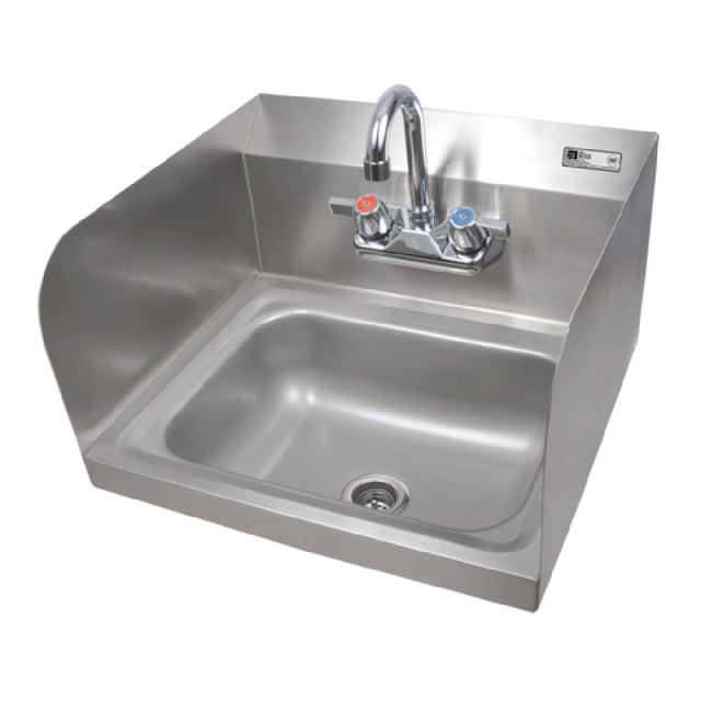 John Boos PBHS-W-1410-P-SSLR Pro-Bowl Hand Sink Wall Mount 14"W X 10" Front-to-back X 5" Deep Bowl