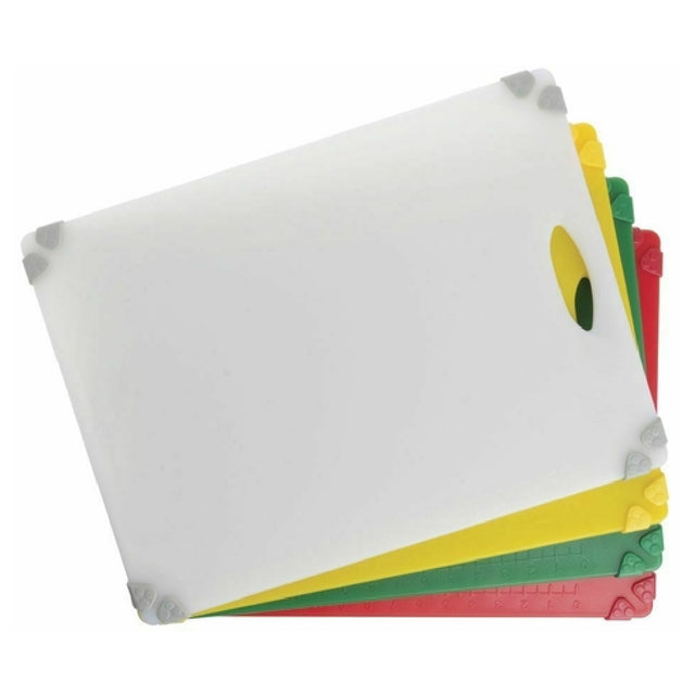 Hubert 37876 - Cutting Board Set, 4-piece, Includes (1) Each: Green