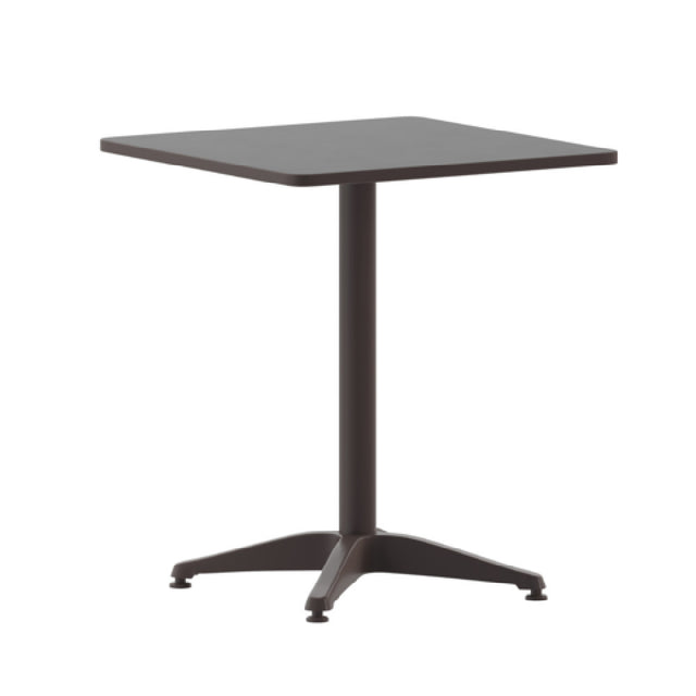 Flash Furniture TLH-053-1-BZ-GG Mellie Table 23-1/2"W X 23-1/2"D X 27-1/2"H Square