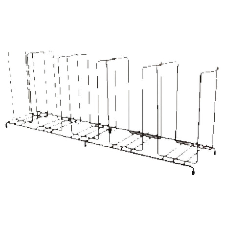 Franklin Machine Products 104-1120 Dispense-Rite® Cup Rack 8-1/2" H X 23"W X 5"D 5 Section