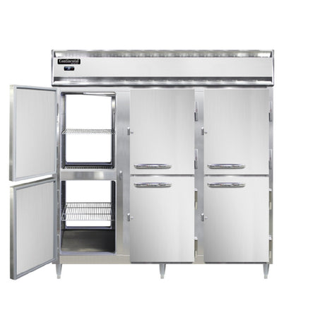 Continental Refrigerator DL3WE-SS-PT-HD Designer Line Heated Cabinet Extra Wide Pass-thru