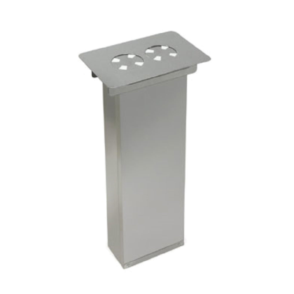 Piper Products 2SCD - Souffle Cup Dispenser, Open Frame Drop-in Design, (2) Self-elevating Tubes