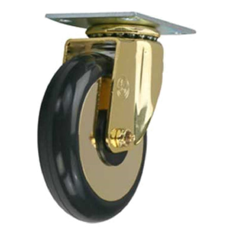 Forbes Industries 6040-S Replacement Caster 4" Dia. Black Wheel (#6040-W)