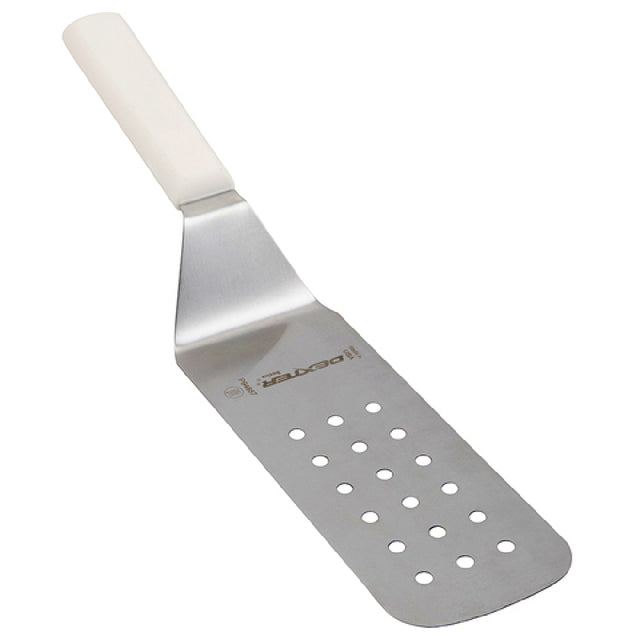 Franklin Machine Products 137-1578 Dexter Basics® Perforated Turner 8" X 3" Blade White Handle