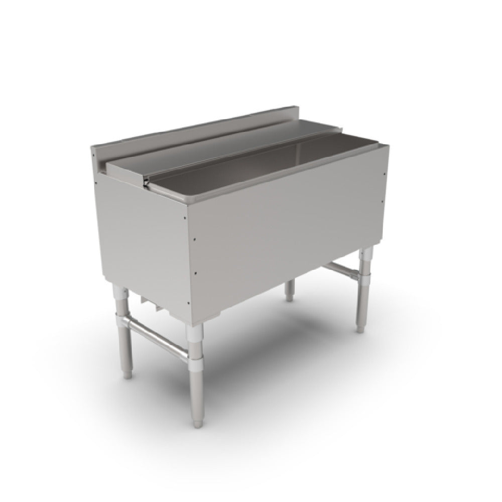 John Boos UBIB-1836-CP10-X Slim-Line Underbar Ice Bin/Cocktail Unit 36"W X 18"D X 32-1/2"H Overall Size