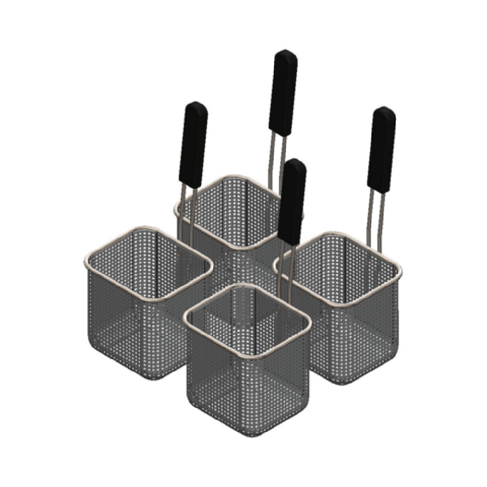 Arcobaleno Pasta Equipment APCB8SET4 Pasta Cooker Basket Set Set Of (4) Size #8 Pasta Baskets