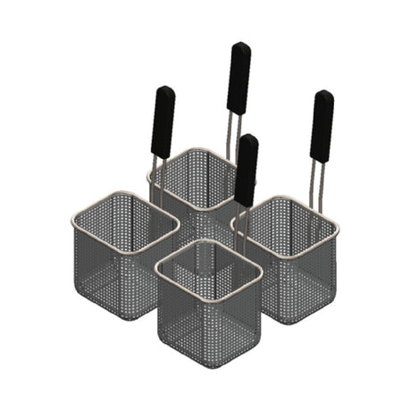 Arcobaleno Pasta Equipment APCB8SET4 Pasta Cooker Basket Set Set Of (4) Size #8 Pasta Baskets