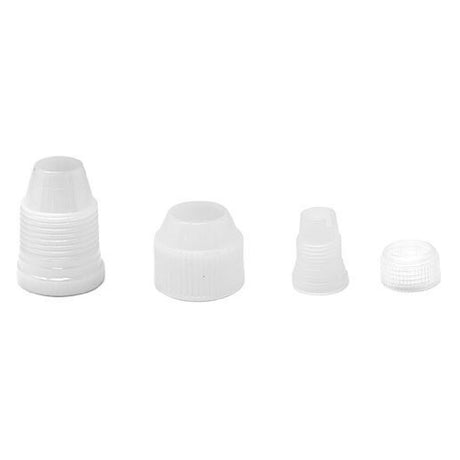 Omcan 48899 (48899) Pastry Tip Couplers Set Of (2) Includes: (1) Large (38 Mm) & (1) Small (24 Mm)