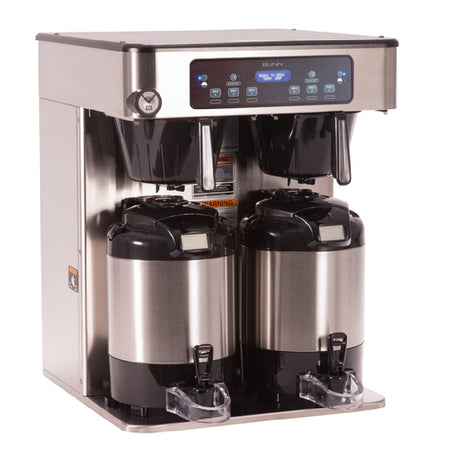 Bunn 53200.0100 ICB TWIN Automatic Coffee Brewer Double Infusion Series Technology: (3) Brew Buttons