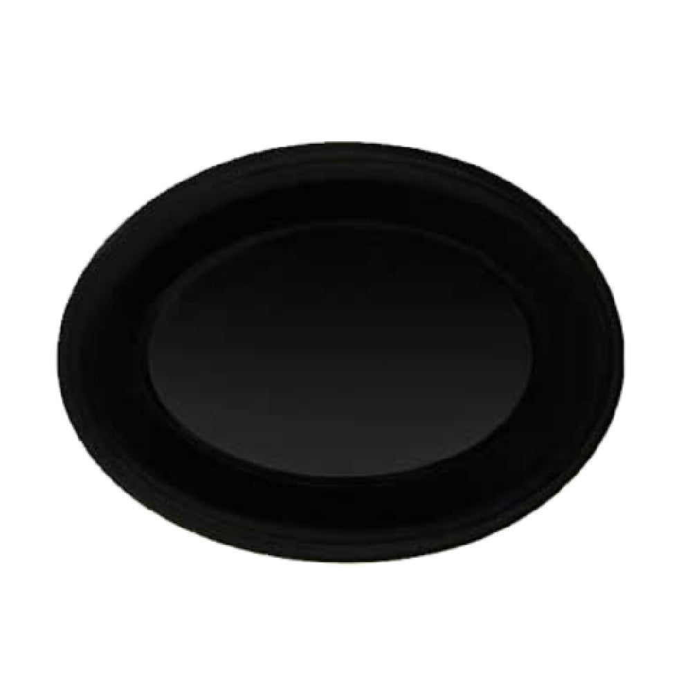 GET Enterprises OP-120-BK Black Elegance™ Platter 12"L X 9"W Oval