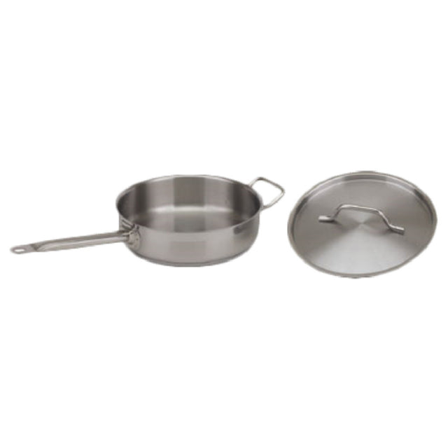 Royal Industries ROY SS SAUTE 7 Saute Pan 7 Qt. Helper Handle