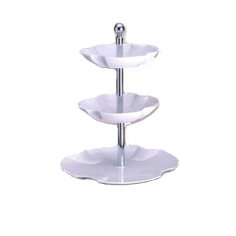 Bon Chef 70061IVYSPKLD Futura Platter 3-tier Set 20-1/8"W X 26-1/2"H