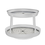 Steelite 5862JX01 2 Tier Seafood Stand White Williamsburg