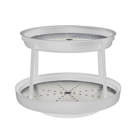 Steelite 5862JX01 2 Tier Seafood Stand White Williamsburg