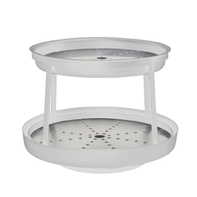Steelite 5862JX01 2 Tier Seafood Stand White Williamsburg