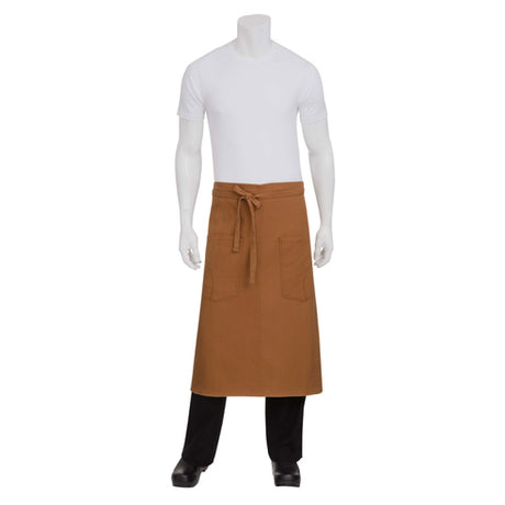 Chef Works ALWKV023-NTM-0 Rockford Bistro Apron 31"L X 31"W Towel Loop