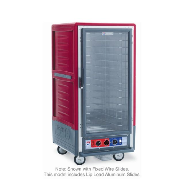 Metro C537-CFC-LA C5™ 3 Series Heated Holding & Proofing Cabinet With Red Insulation Armour™