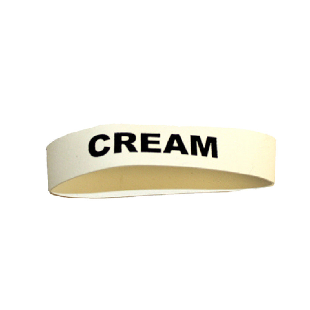 Service Ideas FBCREAM Service Ideas Flavor Band Rubber Band Cream White