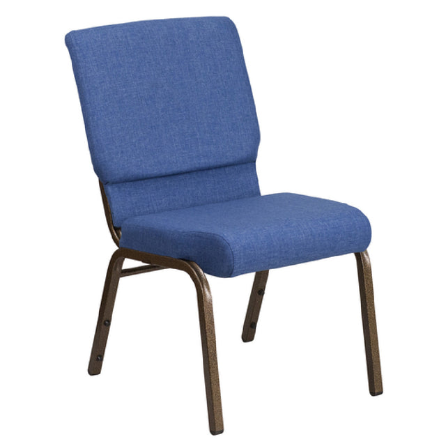 Flash Furniture FD-CH02185-GV-BLUE-GG Hercules Series Stacking Church Chair 800 Lb. Weight Capacity