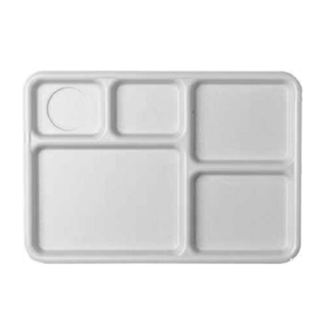 Cambro 10145CW133 Camwear® Tray 5-compartment 10" X 14-1/2" X 15/16"