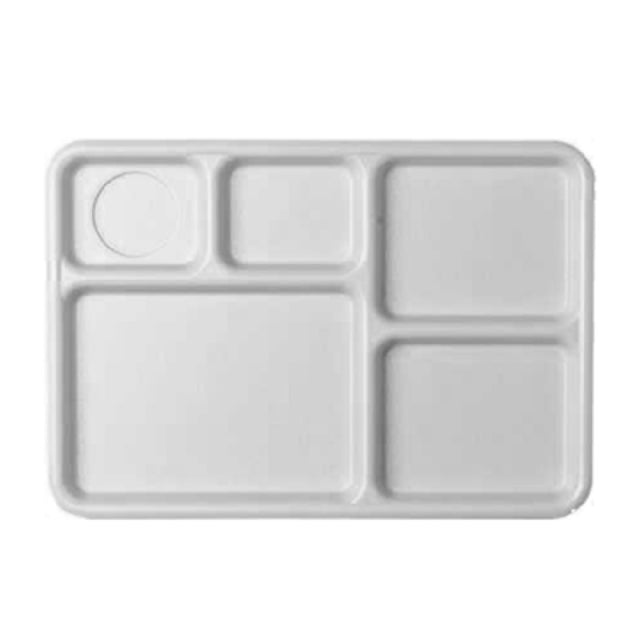 Cambro 10145CW133 Camwear® Tray 5-compartment 10" X 14-1/2" X 15/16"