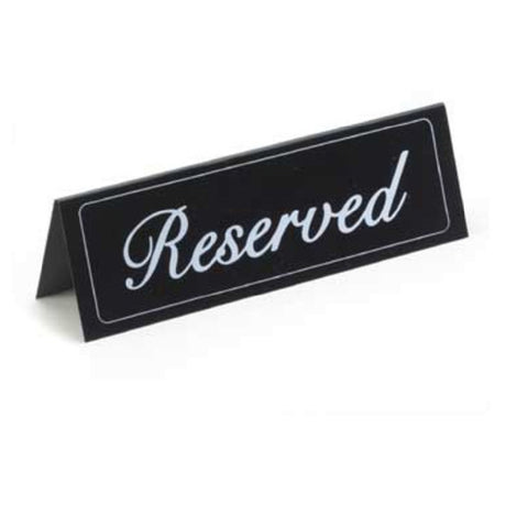 Cal Mil 283 "Reserved" Message Tent 9-1/4" X 3"H Screen Printed On Both Sides