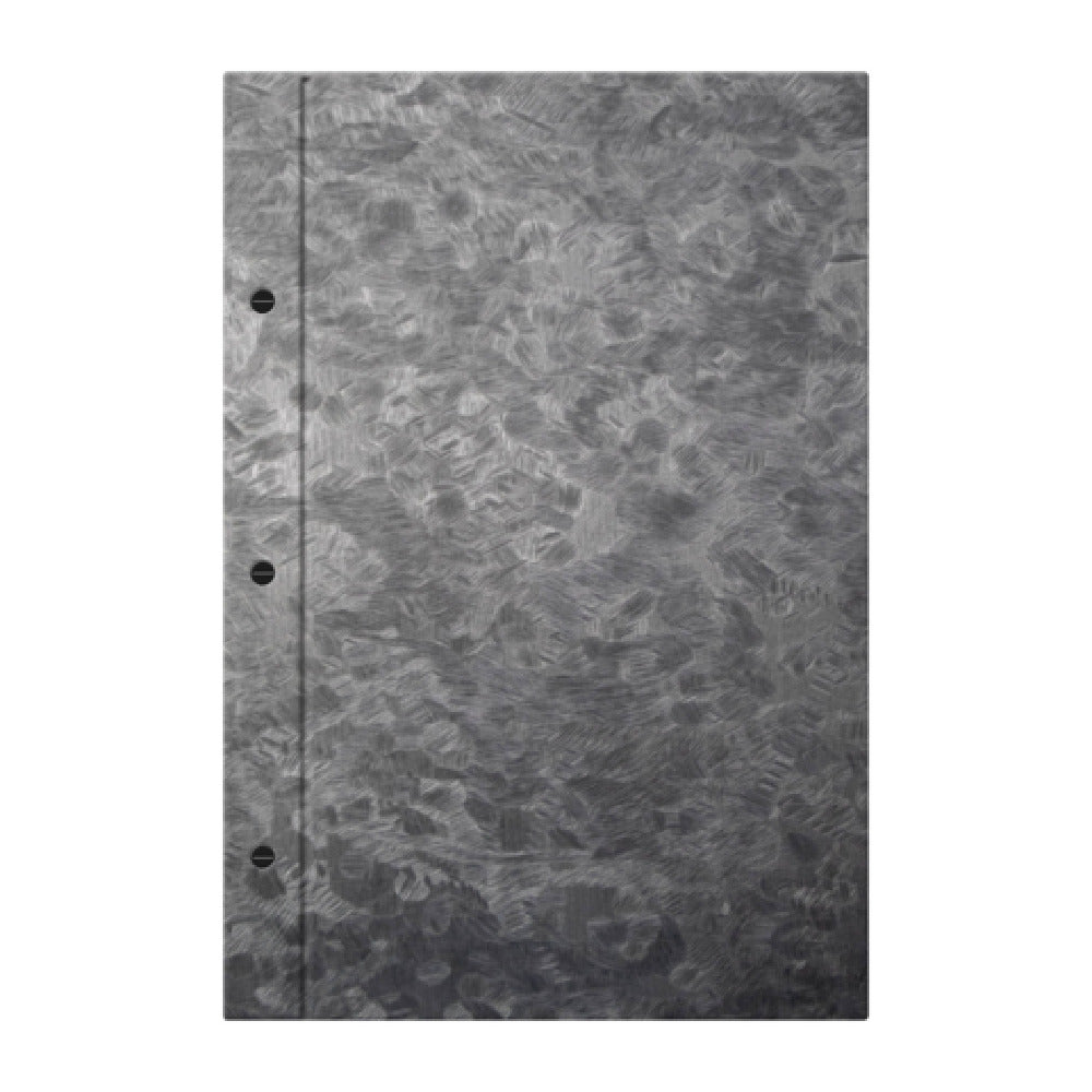 Risch CMBFF-MET 8.5X14 Brushed Metallic Faux-leather Chicago Menu Board (specify Color)